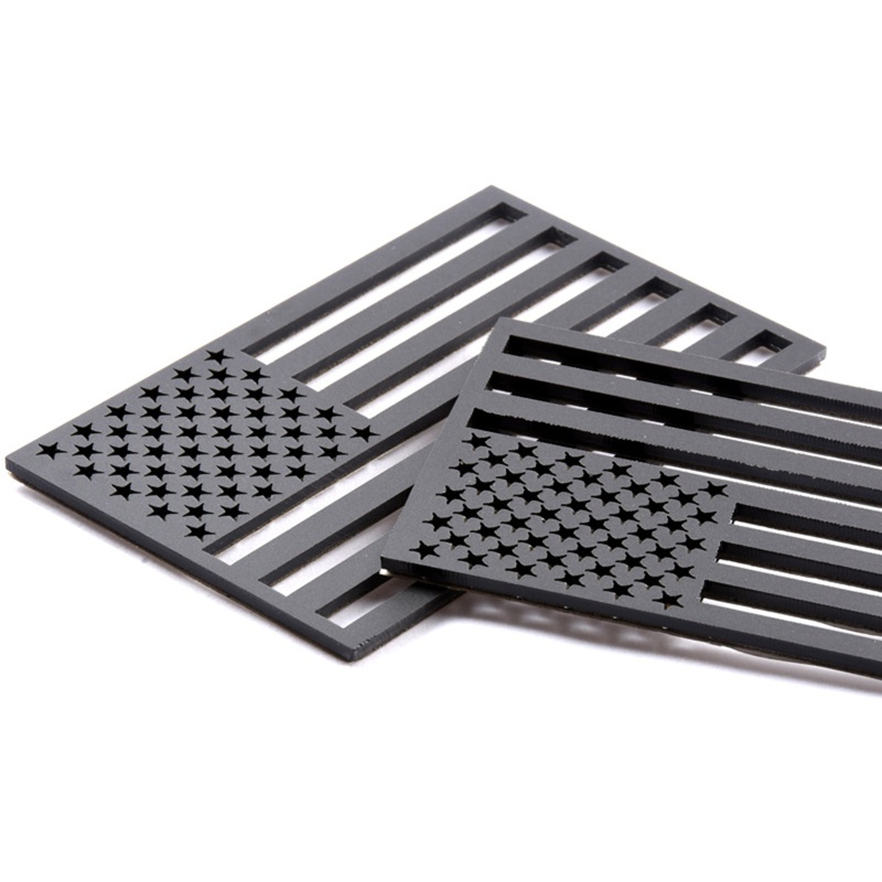 Sticker Dán Cửa Kính Hình Lá Cờ Mỹ 3D Chất Lượng Cao