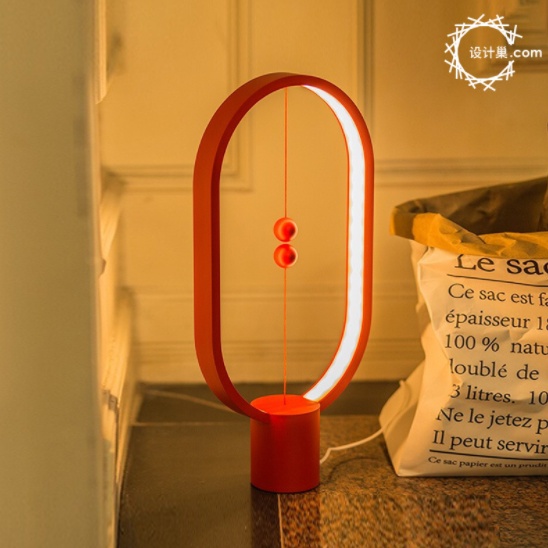 Đèn Để Bàn, Đèn Ngủ Cân Bằng Led Từ Tính Kết Nối Cổng USB Hàng Chính Hãng Heng Lamp