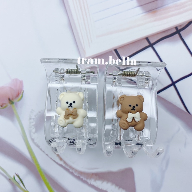 kẹp tóc càng cua hình dễ thương kẹp càng cua 5 răng 3 răng nhiều hình