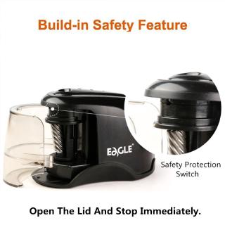 T07 Electric Pencil Sharpener Best Heavy Duty Helical Steel Blade Colored Pencils