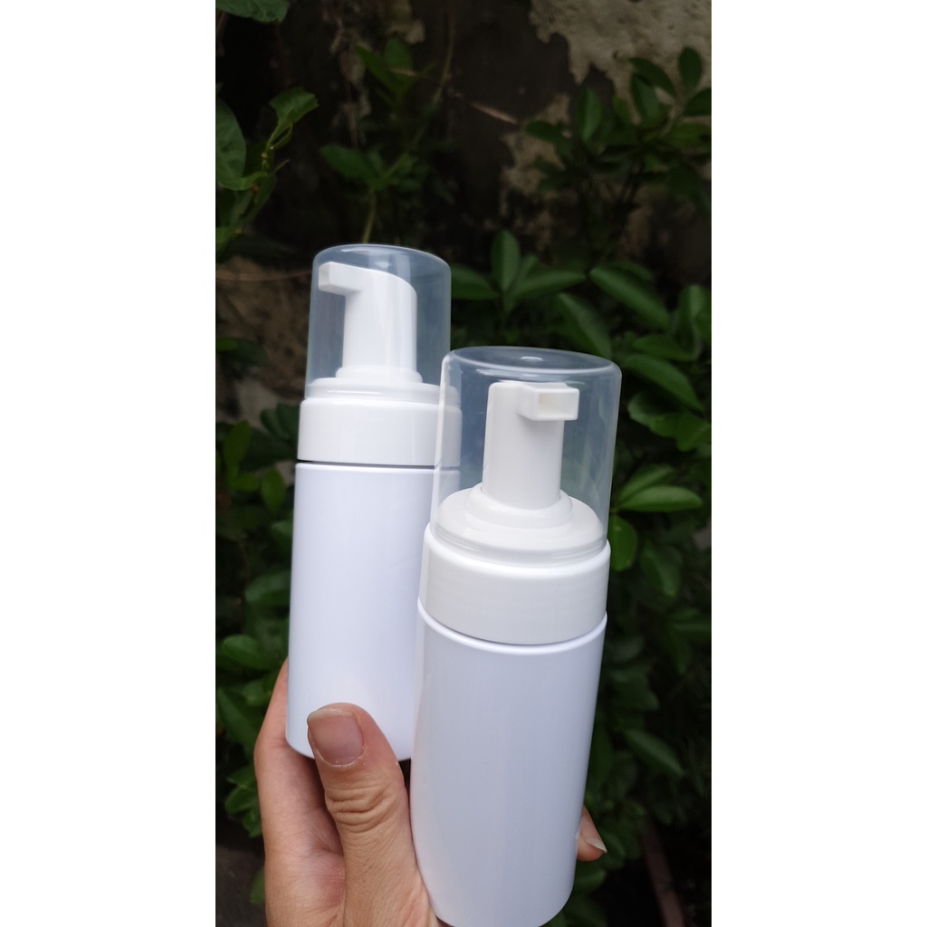 Chai tạo bọt 100ml trắng