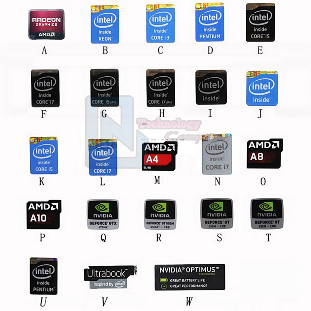 Miếng Dán Sticker Dành Cho Máy Tính Các Dòng Phổ Biến Thích Hợp Dán Ngoài Vỏ Case PC Hoặc Trên Sản Phẩm