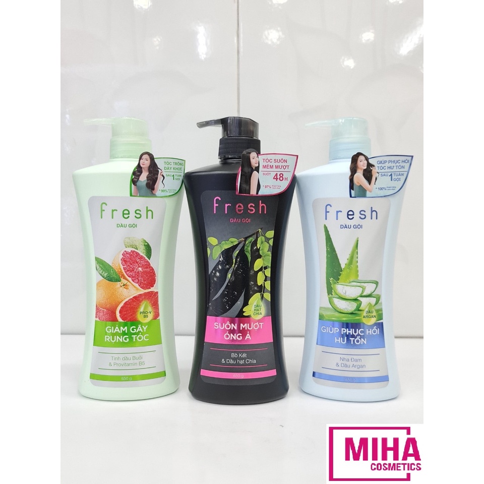 Dầu Gội Phục Hồi Hư Tổn Ngăn Rụng Tóc FRESH 650g