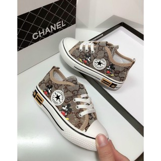 Giày Mickey có logo cho bé trai/bé gái[Hàng Sẵn]