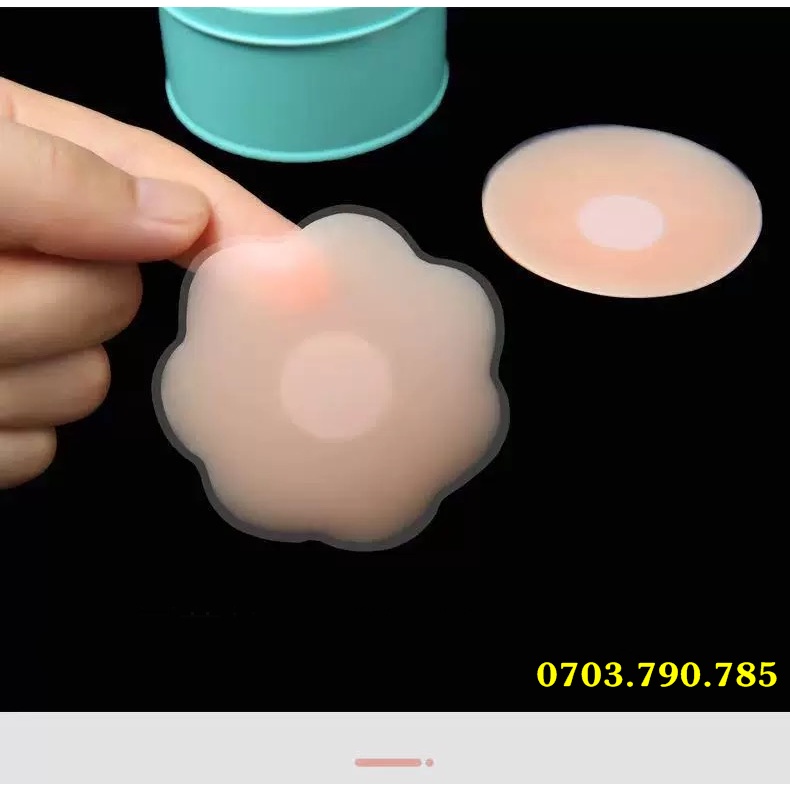 Miếng Silicon Dán Nhũ Hoa Cực Dính, Tái Sử Dụng Nhiều Lần