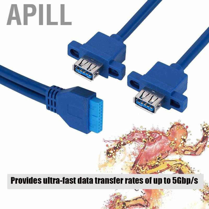 [Wholesale Price] Dây Cáp Mở Rộng 0.3-0.8m 19 / 20 Pin Female Sang Usb 3.0 Dành Cho Bo Mạch Chủ