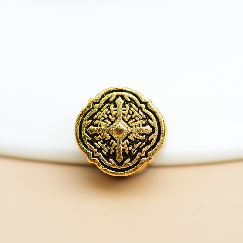 Phụ Kiện Hạt Đệm Nhiều Màu Sắc Mạ Vàng Cổ Điển Chống Dị Ứng Dùng Làm Trang Sức Diy