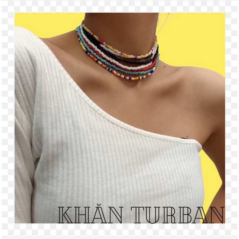 Vòng cổ màu sắc - Vòng cổ bohemian