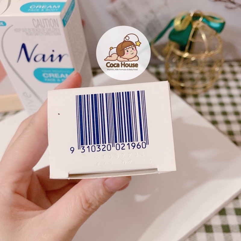 KEM TẨY LÔNG NAIR (BODY & FACE) ✅Hàng chính hãng, đủ bill✅ tẩy lông vùng kín, tẩy lông nách, lông tay, lông chân | BigBuy360 - bigbuy360.vn