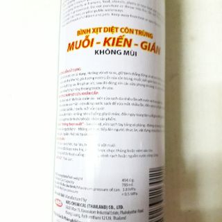 Chai xịt muỗi không mùi 2 chai