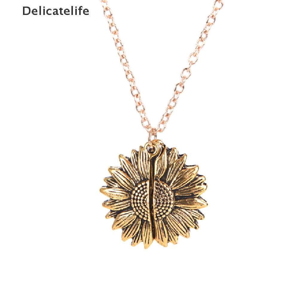 Vòng cổ mặt hình hoa hướng dương thời trang