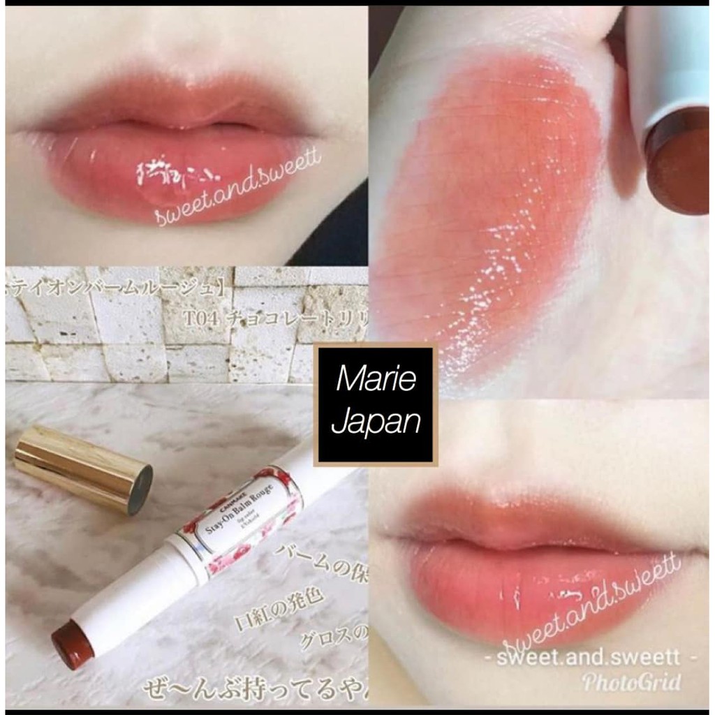 Son dưỡng lâu trôi có màu CANMAKE STAY ON BALM ROUGE MÀU T04 - CHOCOLATE LILY