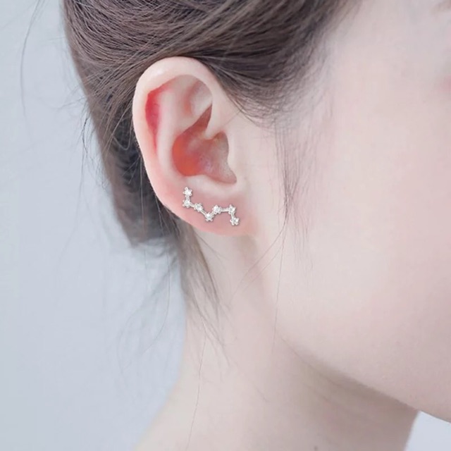 Bông tai vành, bông tai viền bạc 925 kiểu hàn quốc nhỏ xinh kiểu mới