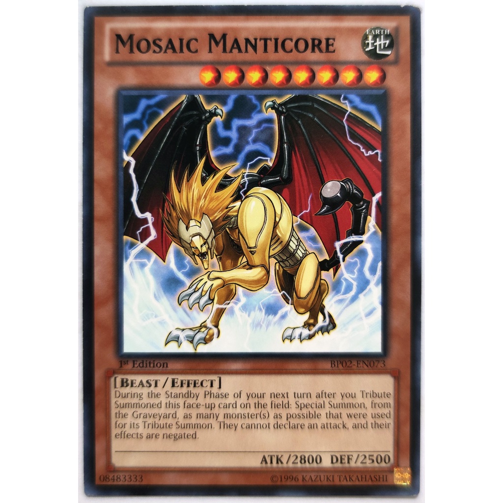[Thẻ Yugioh] Mosaic Manticore |EN| Rare (Duel Monsters)