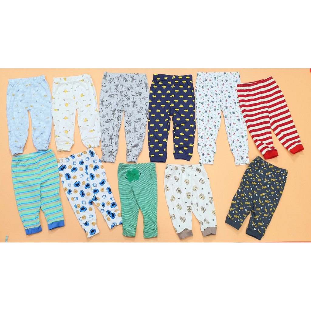 [SIZE 0-3M] Quần dài thun cotton Carters bé trai xuất dư xịn