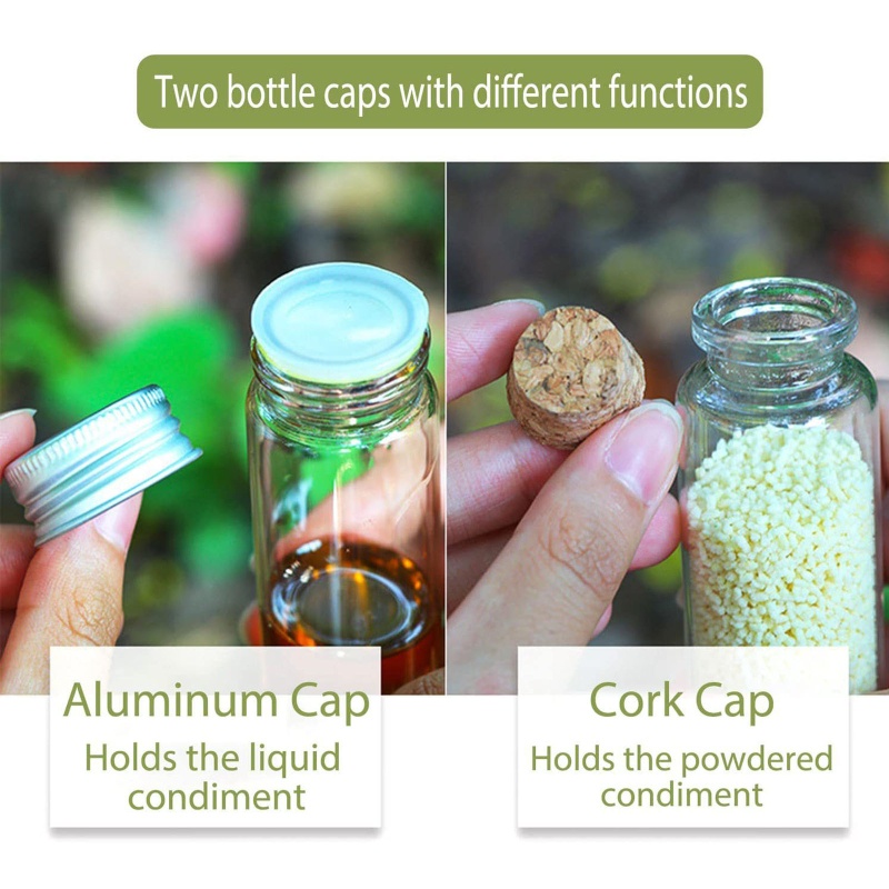 Hộp Đựng Gia Vị 9 Ngăn Tiện Dụng Cho Hoạt Động Ngoài Trời