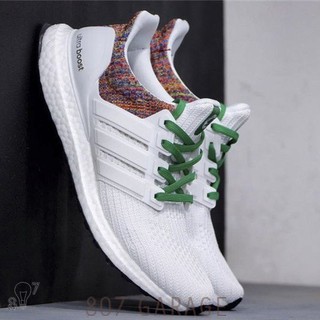 GIÀY SNEAKER Ultra boost 4.0 multi color Rainbow White grey Chengdu Mahjong trắng gót thổ cẩm