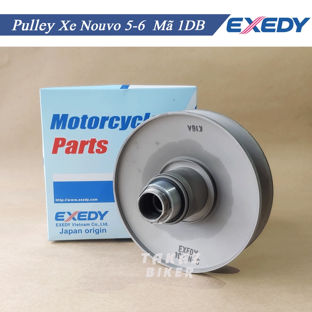 A8 [ EXEDY Nouvo 5 - Luvias Fi ] Bộ Pulley EXEDY Nồi Sau Xe Nouvo 5 - 6 / Luvias Fi  hãng Exedy