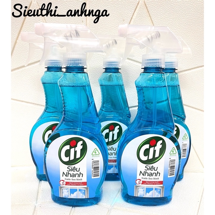 Nước lau kính/Lau Bếp/Lau Đa Năng Cif/Sunlight 520ml