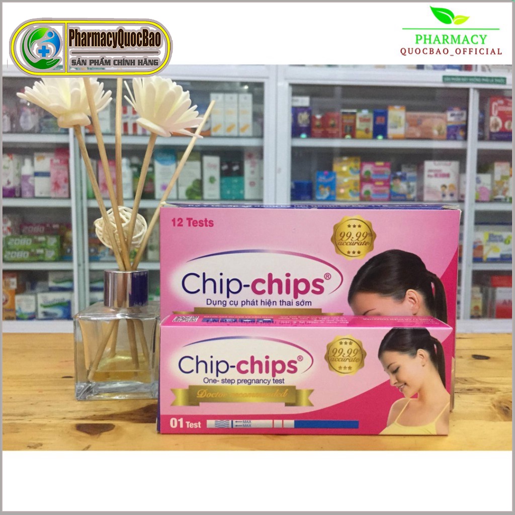 Que thử thai Chip Chips - Thử Thai Chip Chip cho kết quả nhanh chóng chính xác