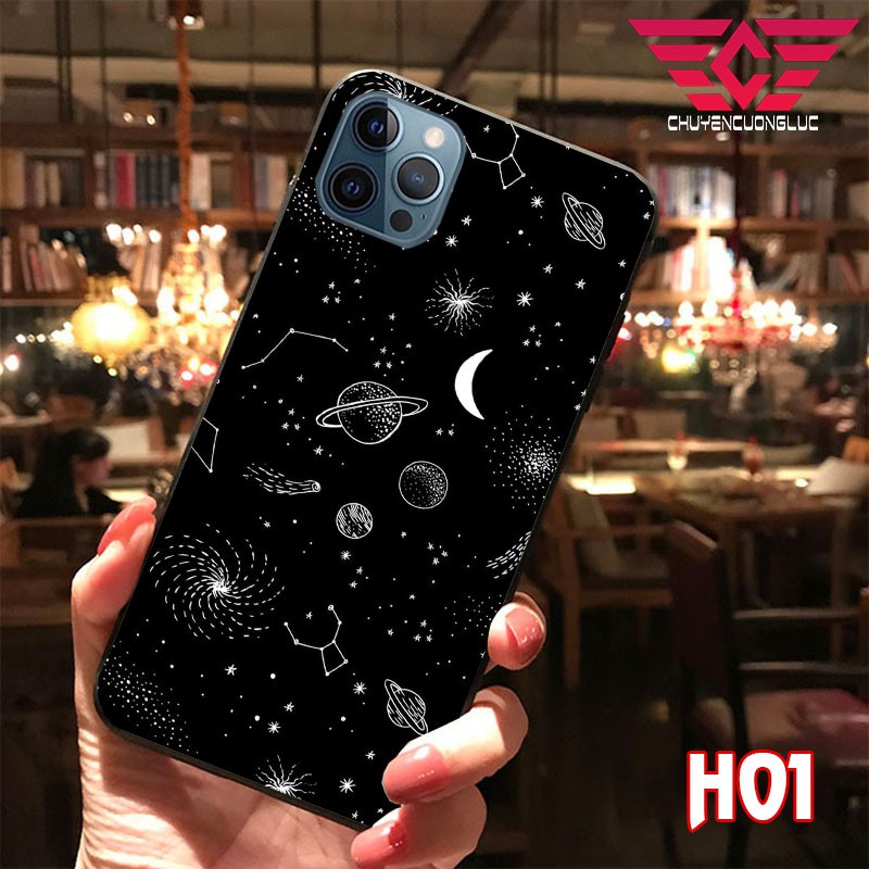 ỐP LƯNG IPHONE 12/ 12 MINI/ 12 PRO/ 12 PROMAX/ IPHONE 11/ 11 PROMAX - VŨ TRỤ NGÂN HÀ HOT TREND