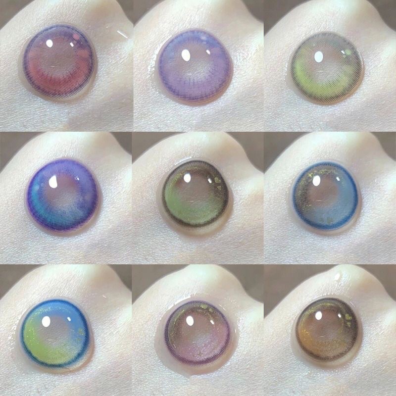 Lens Loang Màu Giãn Tròng 14.5mm 0 Độ