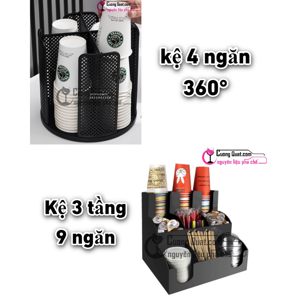 Kệ Nhựa đựng ly trà sữa, kệ úp cốc nhiều kích thước mẫu mã