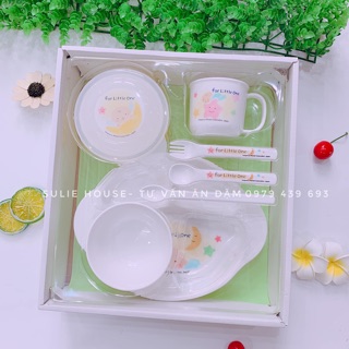 Bộ ăn dặm LO 9 món Richell nhật bản
