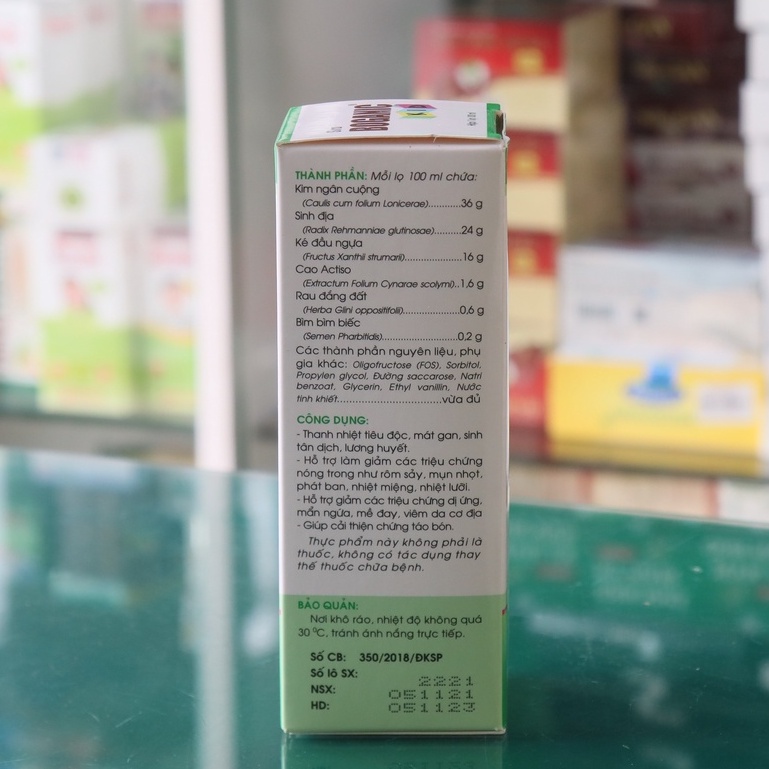 Siro Boganic Kid  - Hỗ trợ giảm các triệu chứng dị ứng, mẩn ngứa, mề đay, mụn nhọt, rôm sảy, nhiệt miệng