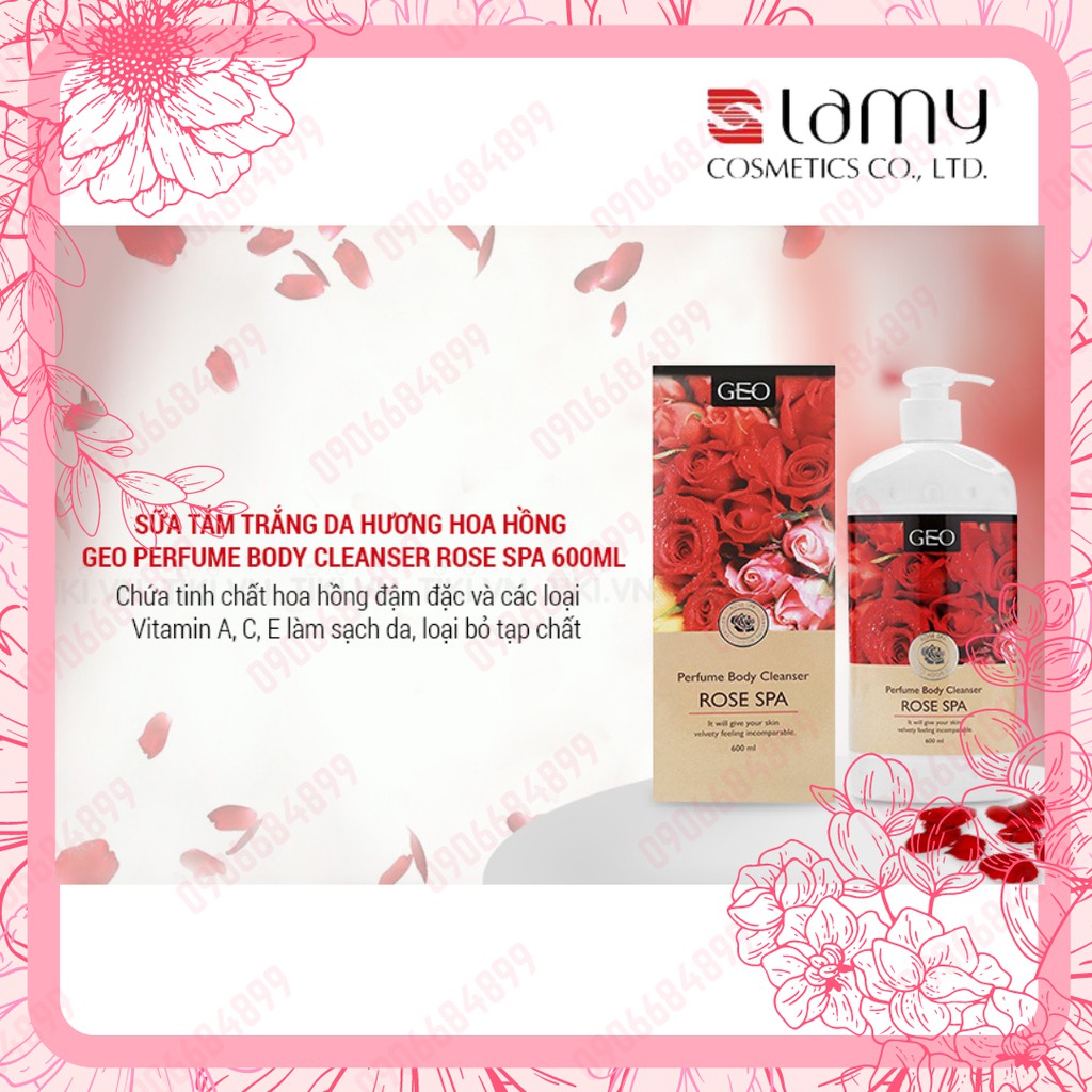 ⭐ SỮA TẮM DƯỠNG DA ⭐ GEO PERFUME BODY CLEANSER - 600ML | BigBuy360 - bigbuy360.vn