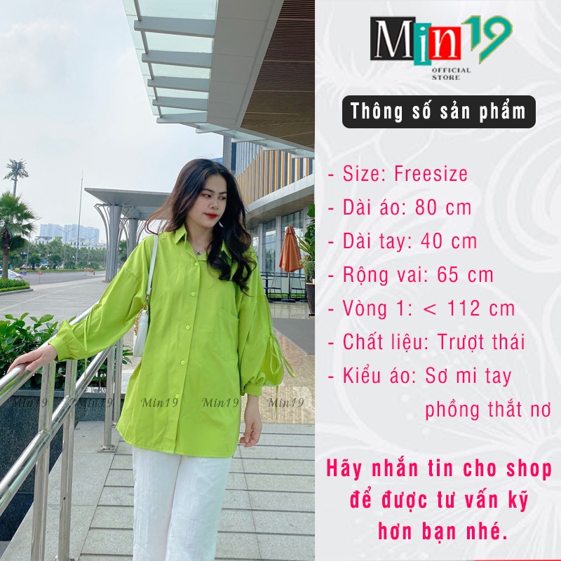 Áo Sơ Mi Nữ Công Sở Họa Tiết Tay Dài Thắt Nơ Sang Chảnh Kiểu Form Rộng Bigsize Màu Trắng Đen Xanh Nâu Be Thời Trang