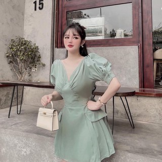 Set trang phục Jump trễ vai xếp ly hông | MeiMei Studio
