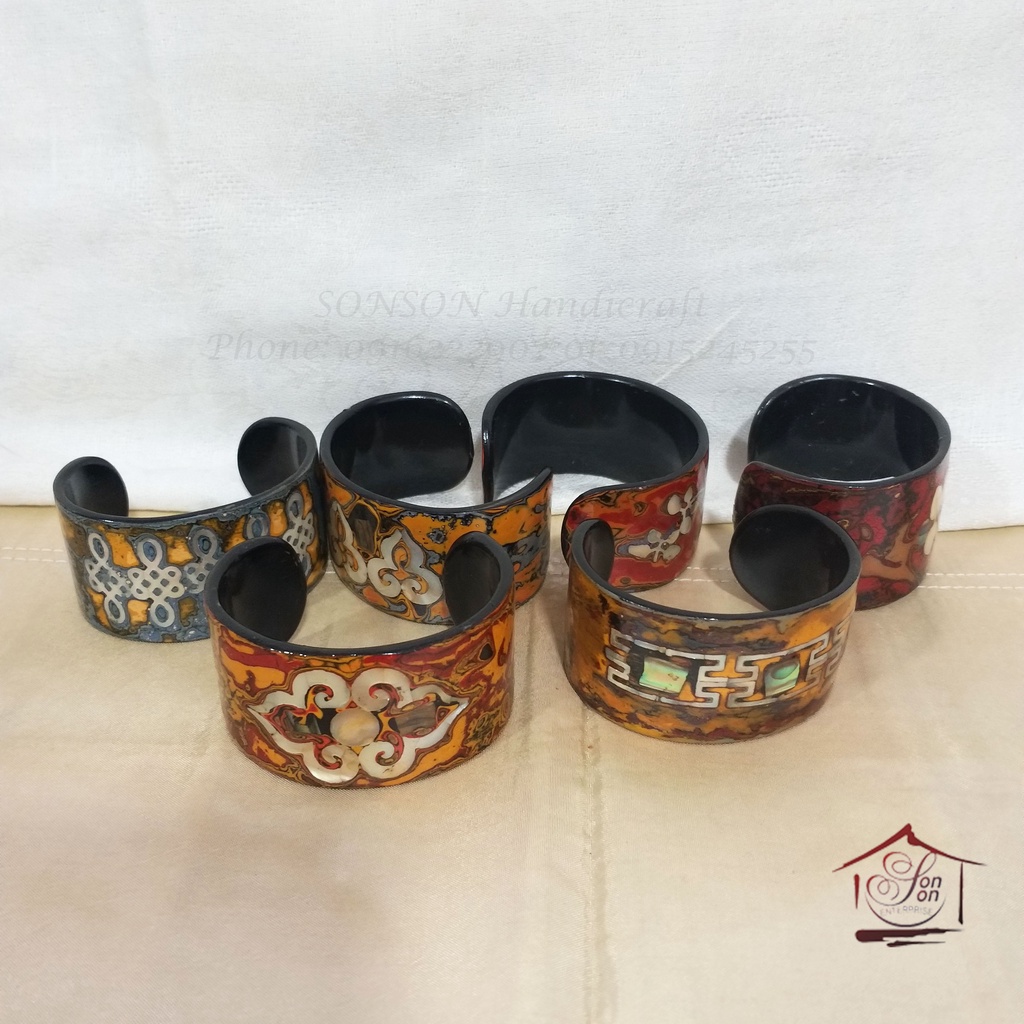 Vòng Tay Nữ Sơn Mài Thủ Công Cao Cấp Phong Cách Bohemian