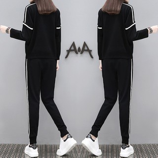 Bộ Quần áo thu đông nữ 💥FREESHIP💥 mã TT37 dáng thể dục thể thao hàn quốc đẹp bao gồm áo khoác hoodie và quần jogger