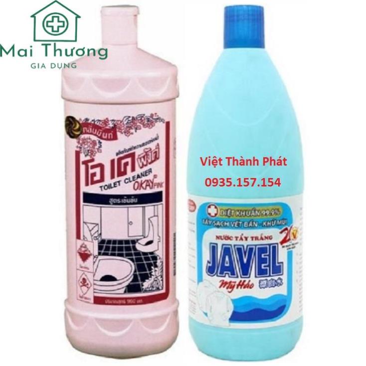 ComBo 1 Chai OKAY Thái Lan + 1 Chai Javen - OKAY 960ml + JAVEN 1000ml