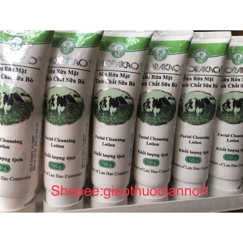 SỮA RỬA MẶT TINH CHẤT SỮA BÒ Thorakao 120G (KHÔNG HẠT MASSAGE)