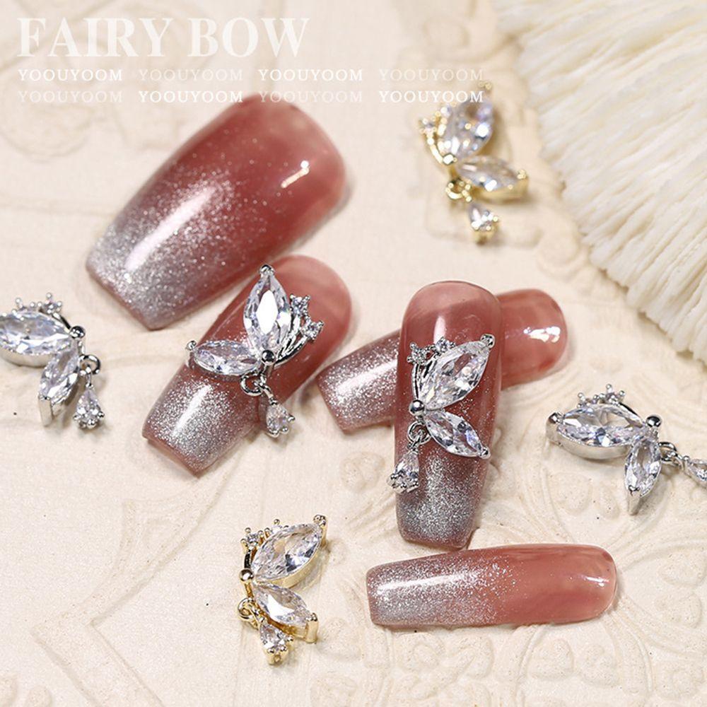 JARRED Đá Đính Móng Tay 3D Lấp Lánh Sang Trọng