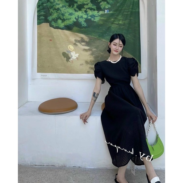 Đầm tay phồng dạo phố Anni BT171