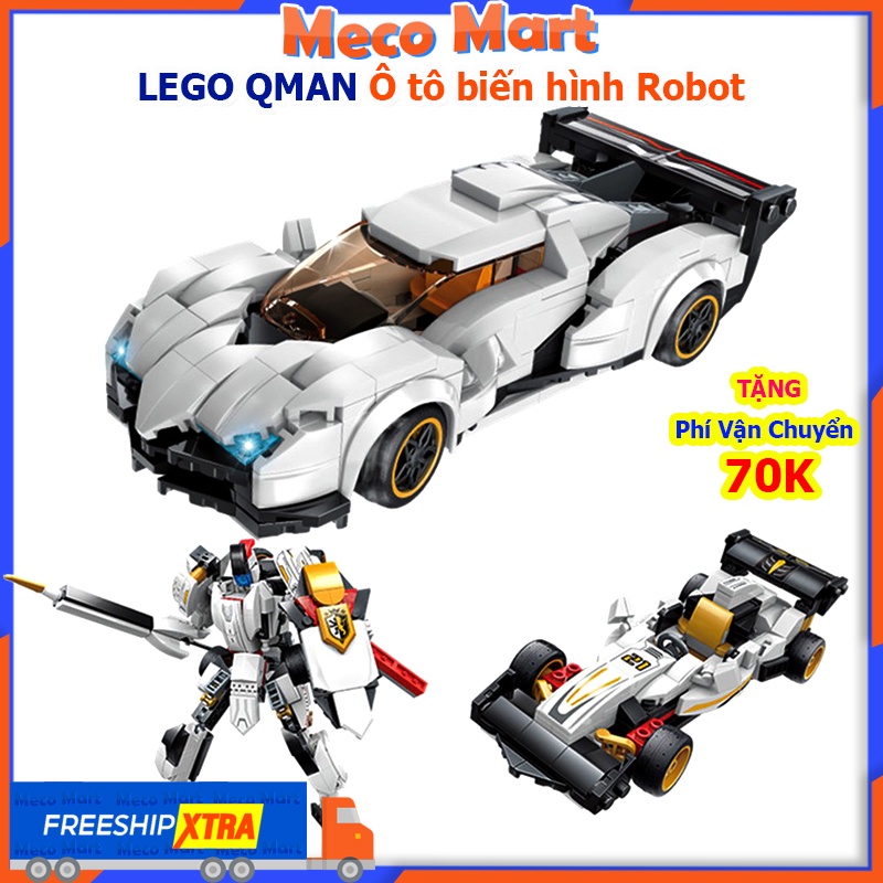 Bộ Đồ Chơi Xếp Hình LEGO QMAN 42102 -Xe Ô Tô Đua Tốc Độ 428 Mảnh Ghép , Đồ Chơi MecoMart