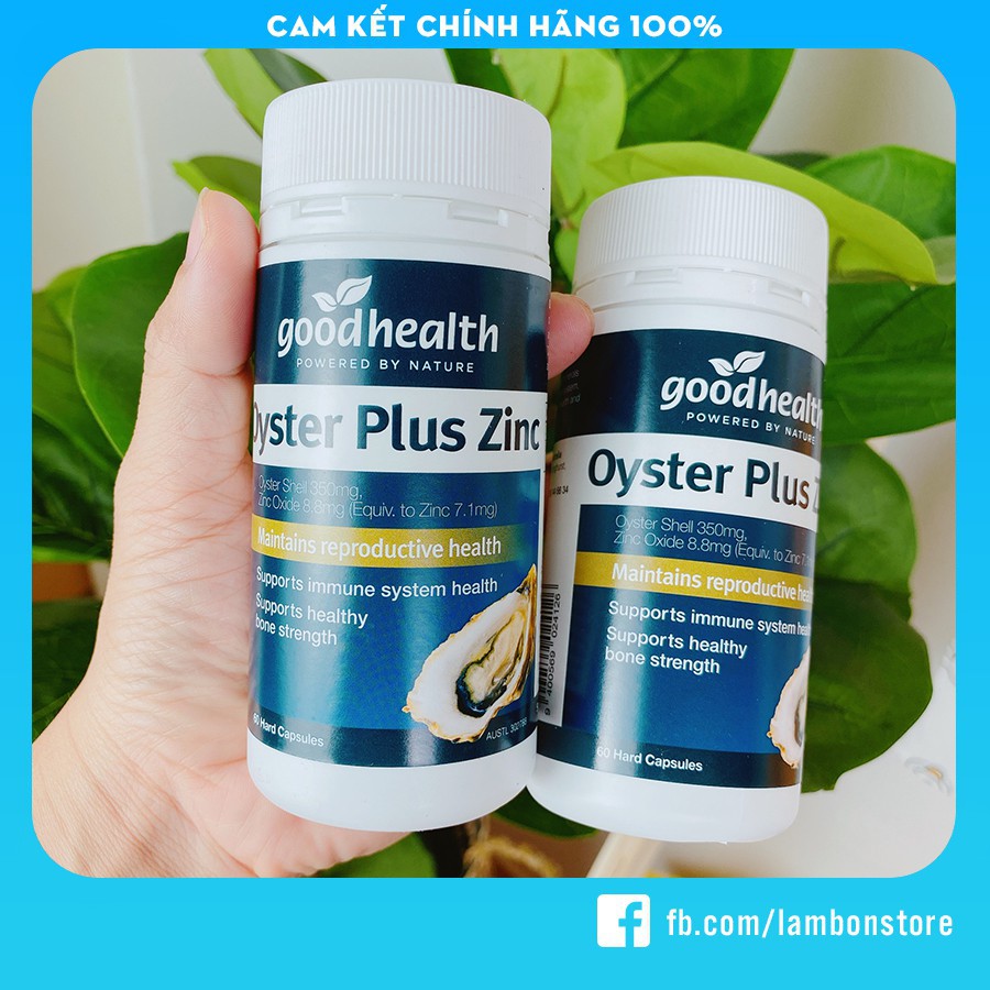 [Chính Hãng] Tinh chất hàu Goodhealth Oyster Plus (60 viên)