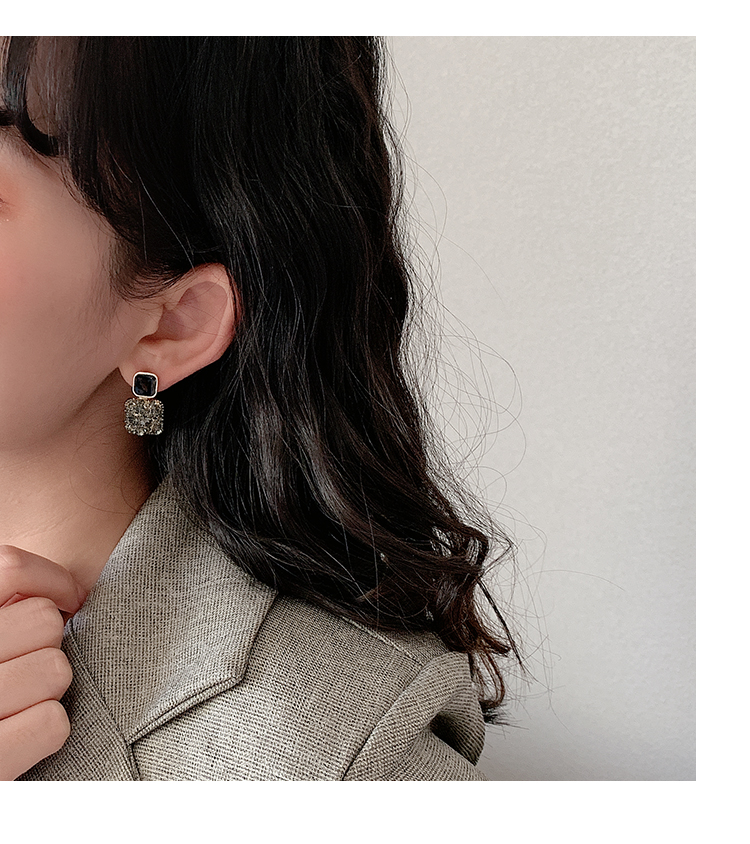 Hoa Tai Kim Loại Bạc 925 Phong Cách Hàn Quốc Cho Nữ