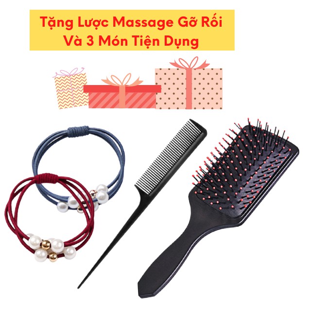 Máy Làm Tóc 🍁FREESHIP🍁 Uốn Xoăn Mini Chuẩn Salon Chính Hãng Bảo Hành 12 Tháng Tặng Lược Massage