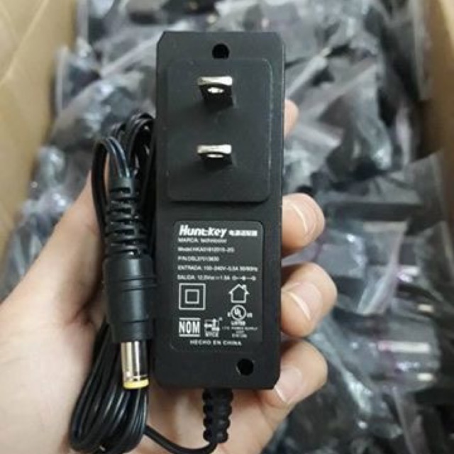 Nguồn Huntkey 12V-1.5A loại xịn
