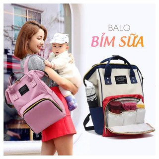 Balo Bỉm Sữa Thời Trang Cho Mẹ Và Bé Thông Minh, Tiện Lợi Có Ngăn Giữ Nhiệt