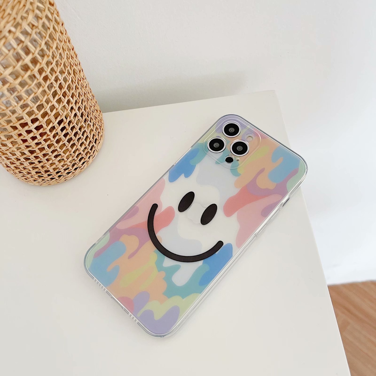 Ốp silicon Chống Sốc Hình Cầu Vồng Thời Trang Cho Iphone 12pro Max 12mini 11pro Max Xs Max Xr Se 2020 7 8 Plus | BigBuy360 - bigbuy360.vn
