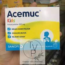 Cốm Acemuc Kids hộp 30 gói