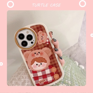 Ốp lưng iphone ốp Điện Thoại Chống Sốc In Hình Gấu Hoạt Hình Cho iPhone 14 13 12 11 PROMAX XS XR XSMAX SE2020 6 7 8PLUS