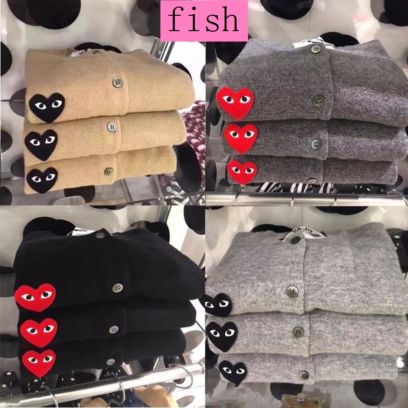 Áo khoác len cardigan plus size thêu họa tiết trái tim cho cả gia đình