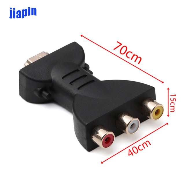 Bộ Chuyển Đổi Âm Thanh Av Sang Hdmi-Compatible Video 3 Vàng Rgb / Rca