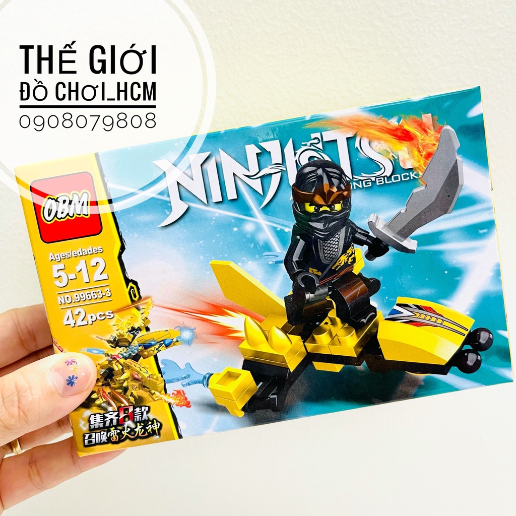 [NHIỀU MẪU] Hộp lego lắp ráp ghép hình nhân vật My Word/ Ninjutsu giúp bé sáng tạo, thông minh